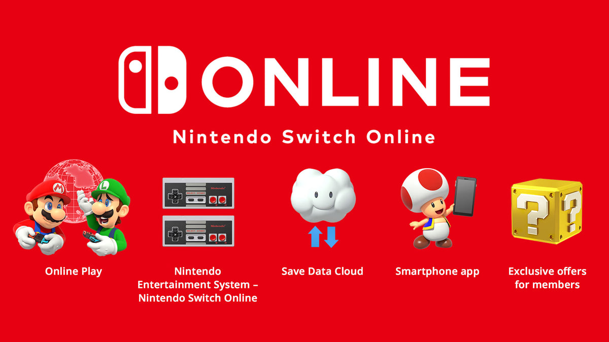 Nintendo Switch Online 3 Meses Región Estados Unidos – Accede a Juegos Multijugador, Clásicos y Más