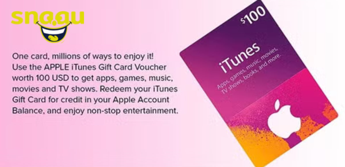 Cartão-presente iTunes 1OO USD Estados Unidos – Crédito instantâneo na Apple para aplicações, música e muito mais Código