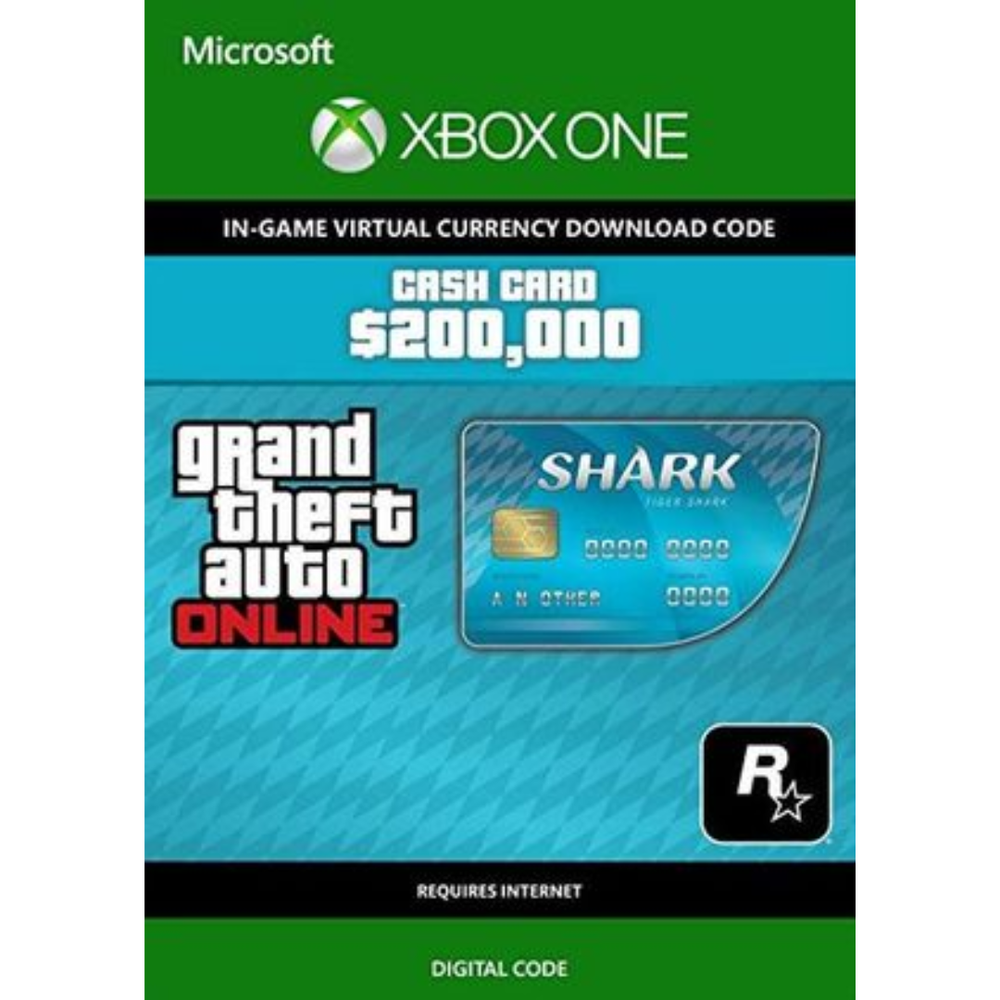 Grand Theft Auto Online: Tiger Shark Cash 200,000 Card Xbox Live GLOBAL Code