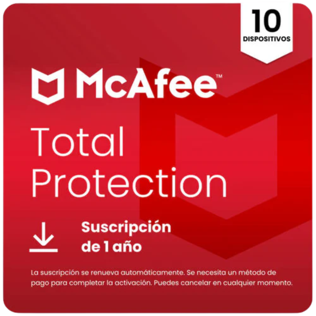 McAfee Total Protection para 10 Dispositivos – Antivirus Galardonado y Seguridad en Línea
