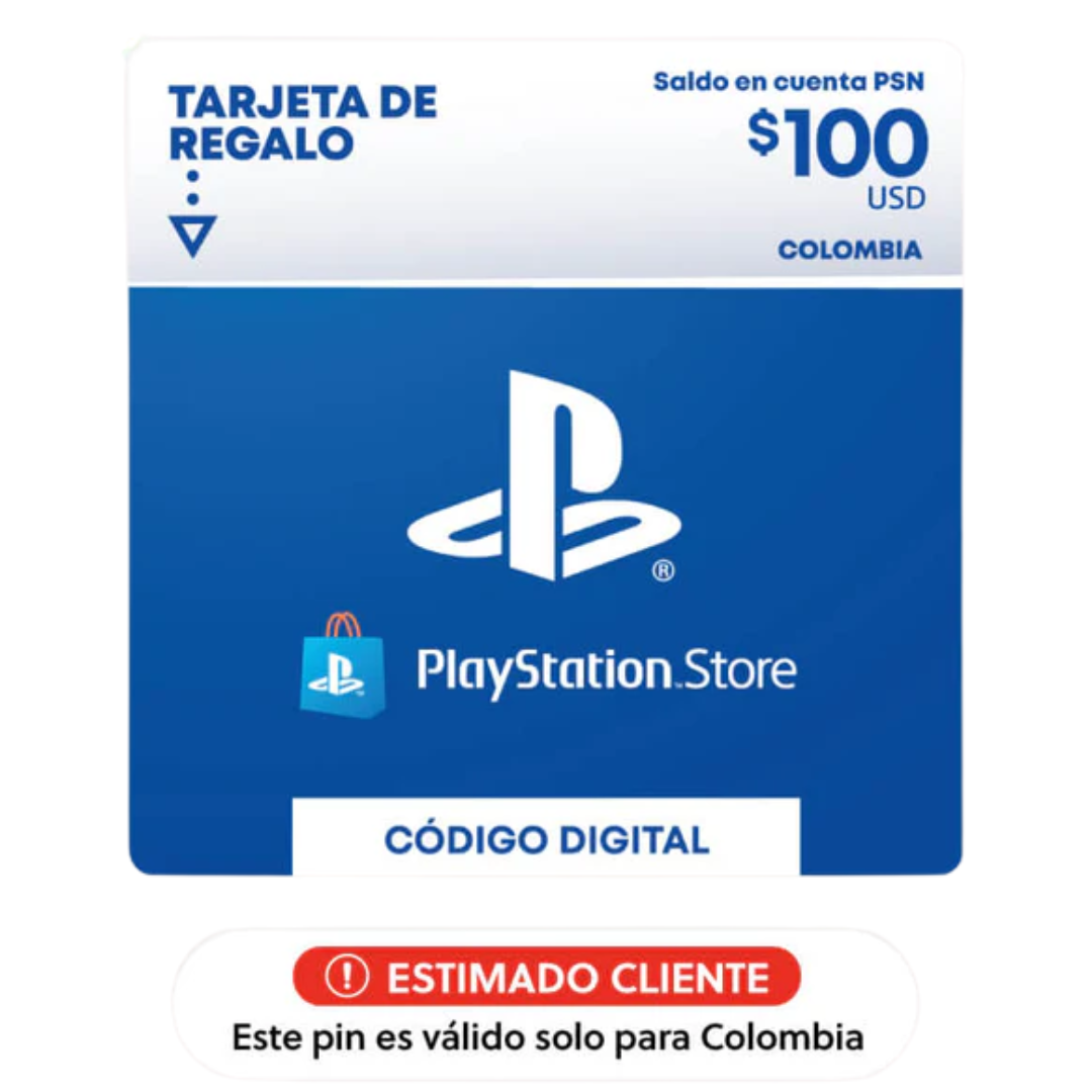 PlayStation $100 USD Virtual Pin – Redeem for Games, Movies, and More