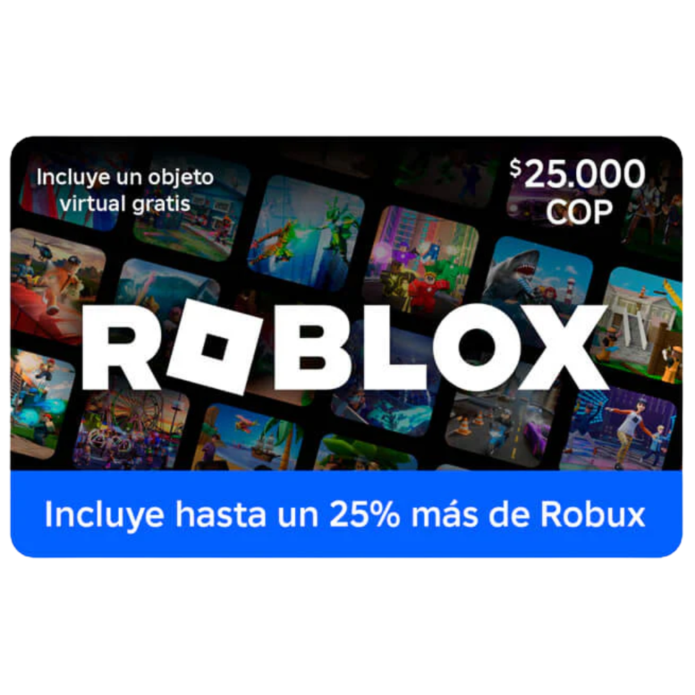 Roblox Digital Pin $25,000 – Get 25% More Robux and Exclusive Rewards