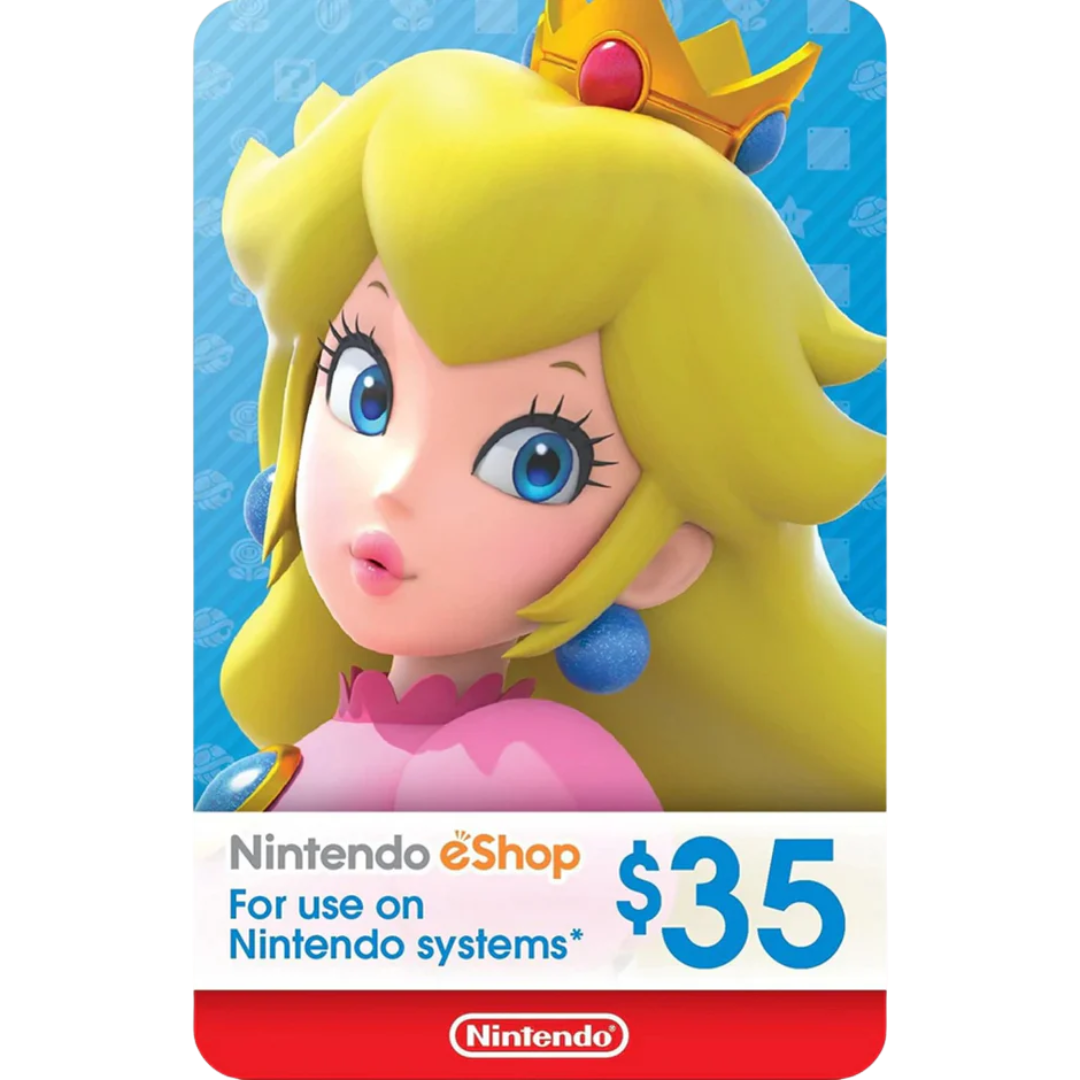 Nintendo eShop Gift Card $35 – Instant Credit for Games, DLCs, and Subscriptions