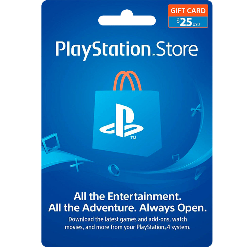 PS Store Gift Card 25 USD – Add Funds for Games, TV Shows, and Subscriptions United States Code