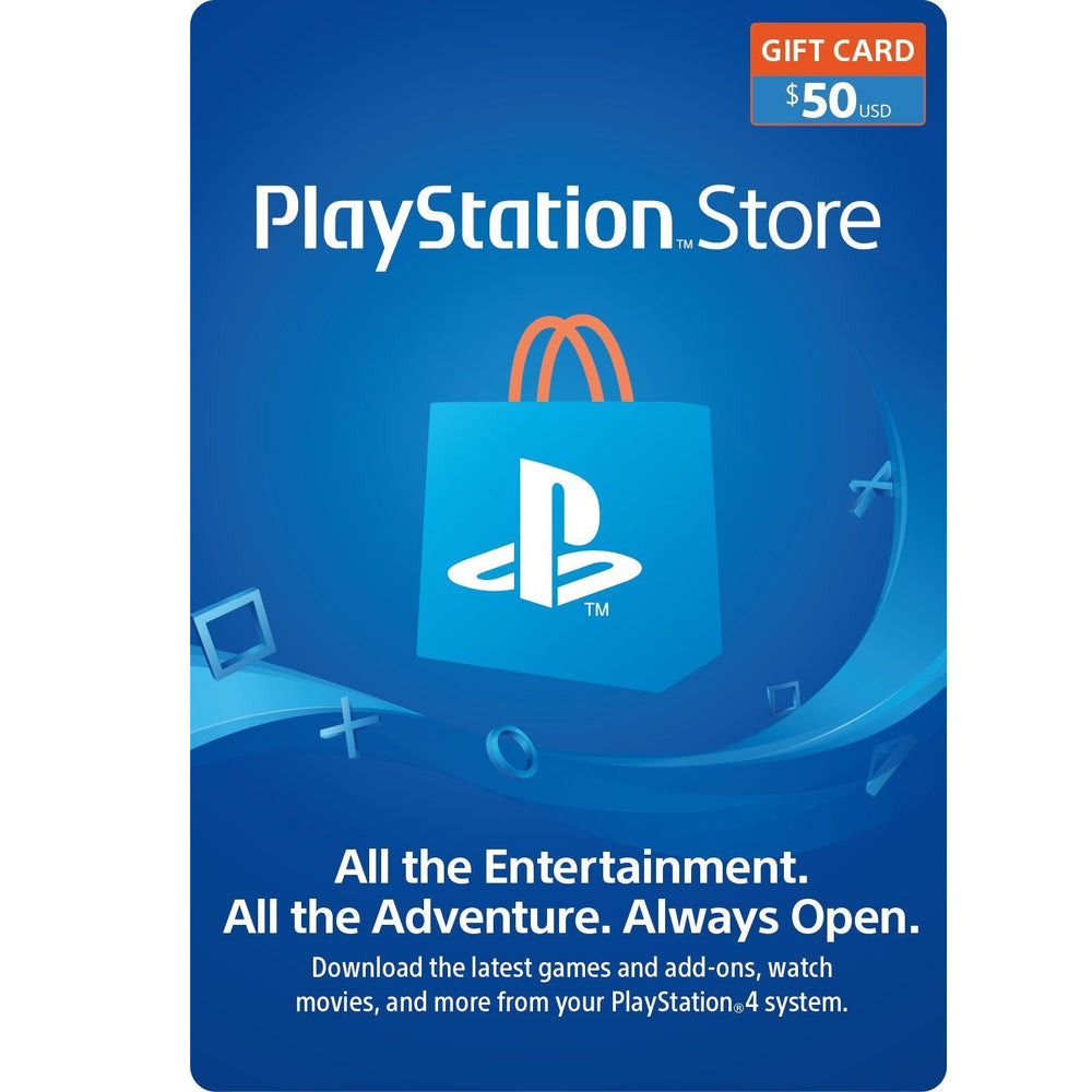 Tarjeta de Regalo PS Store 50 USD – Agrega Fondos para Juegos, Programas de TV y Suscripciones Código Estados Unidos