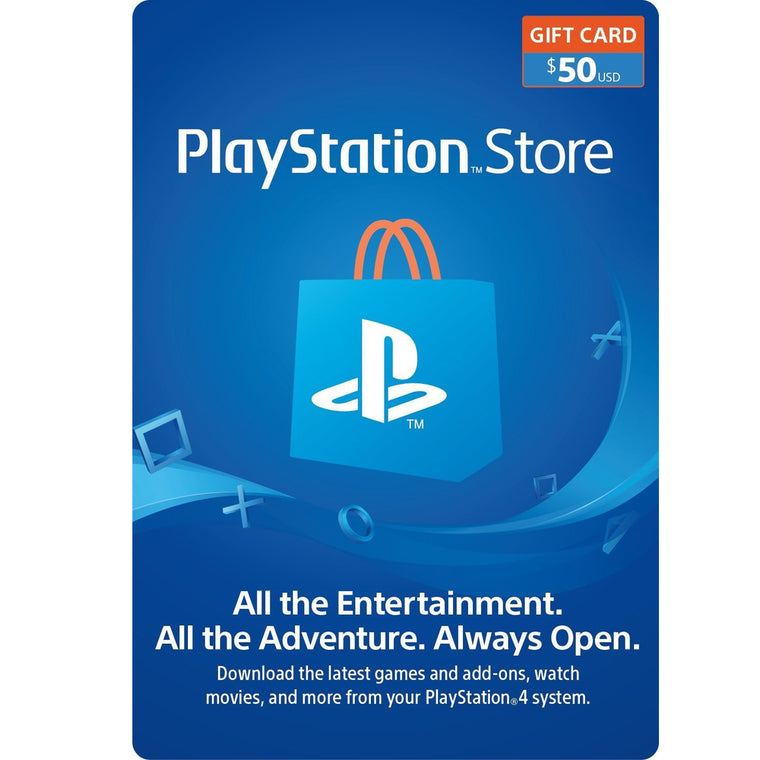 Tarjeta de Regalo PS Store 50 USD – Agrega Fondos para Juegos, Programas de TV y Suscripciones Código Estados Unidos